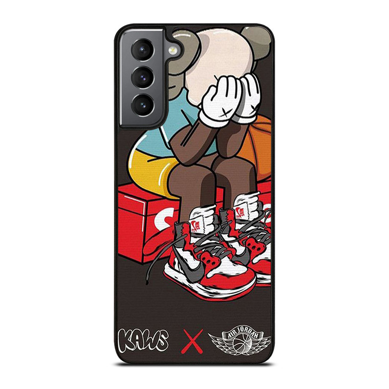 KAWS AIR JORDAN SUPREME Samsung Galaxy S21 Plus Case