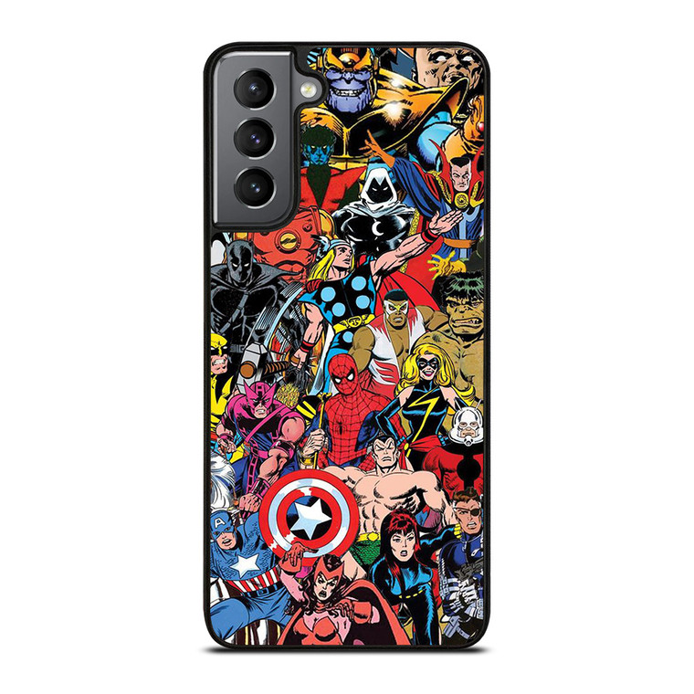 MARVELCOMICS CHARACTERS Samsung Galaxy S21 Plus Case