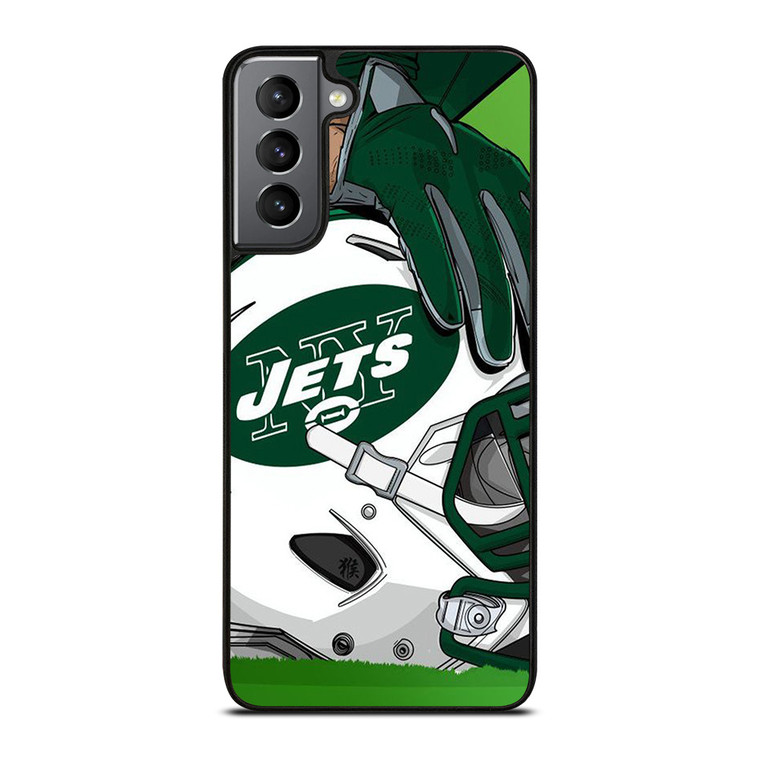 NEW YORK JETS HELMET LOGO Samsung Galaxy S21 Plus Case