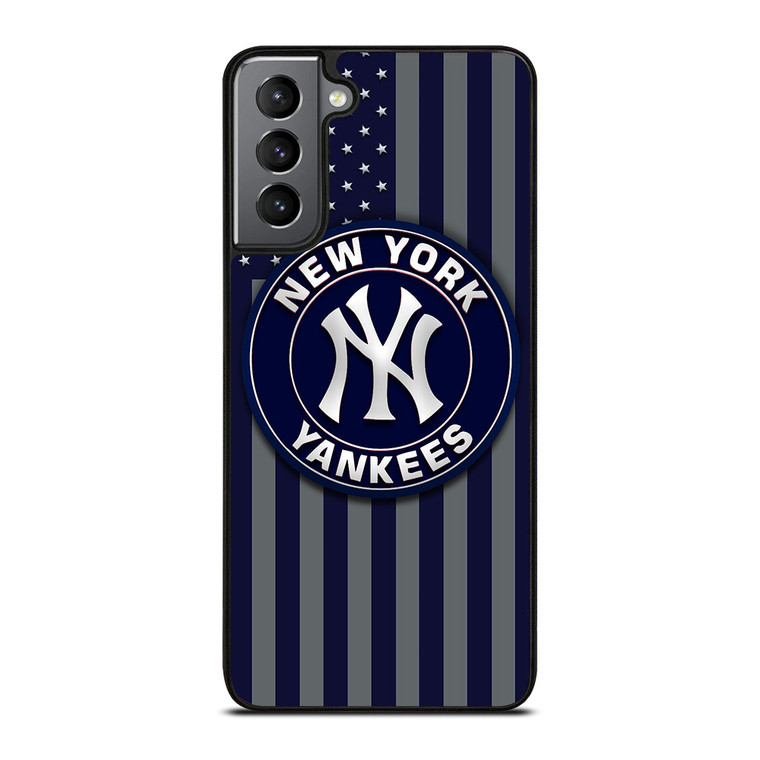 NEW YORK YANKEES BASEBALL USA FLAG Samsung Galaxy S21 Plus Case
