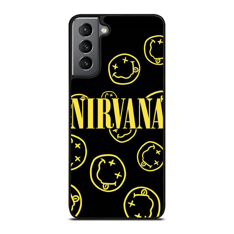 NIRVANA SMILEY FACE COLLAGE Samsung Galaxy S21 Plus Case