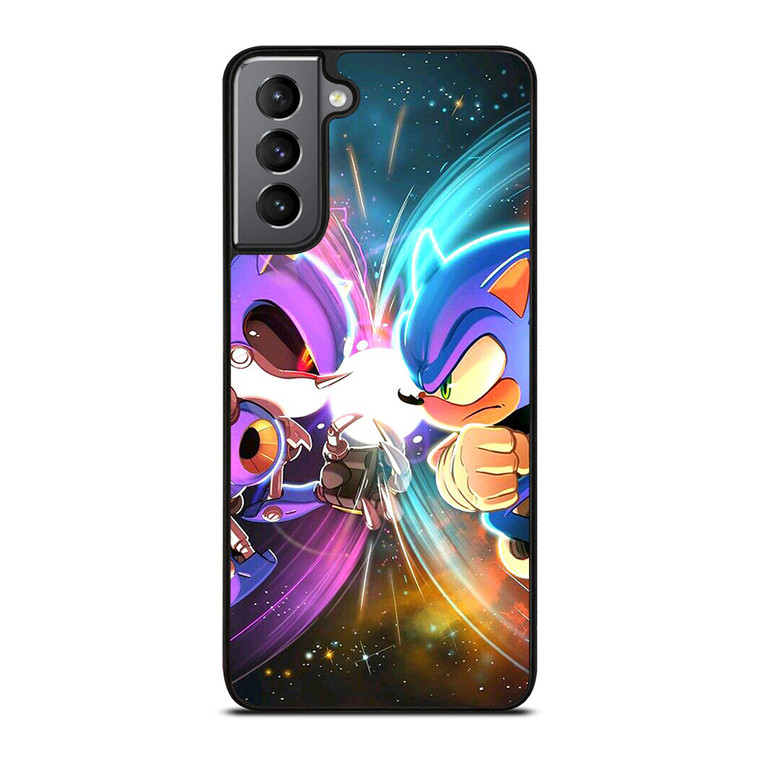 SONIC THE HEDGEHOG VS ROBOT SONIC Samsung Galaxy S21 Plus Case