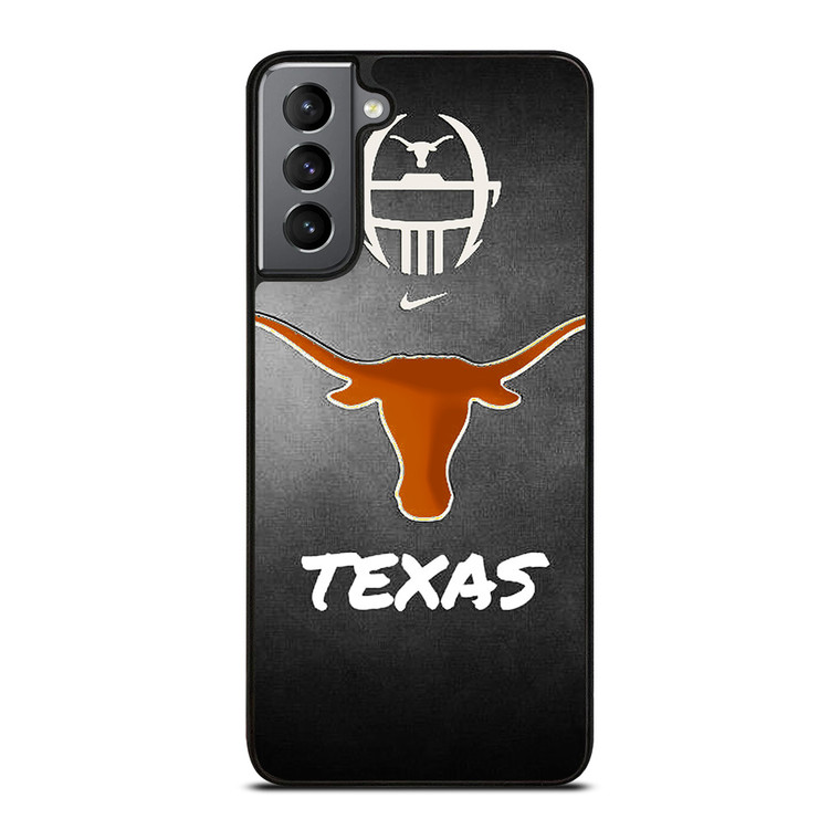 TEXAS LONGHORNS LOGO FOOTBALL Samsung Galaxy S21 Plus Case