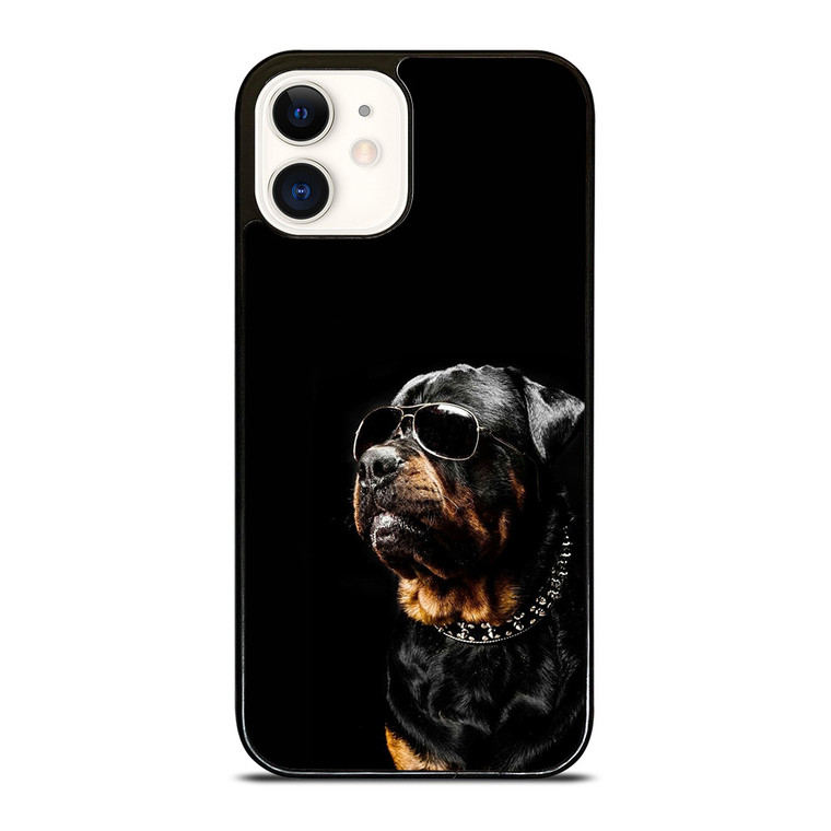 ROTTEILER DOG GLASSES iPhone 12 Case