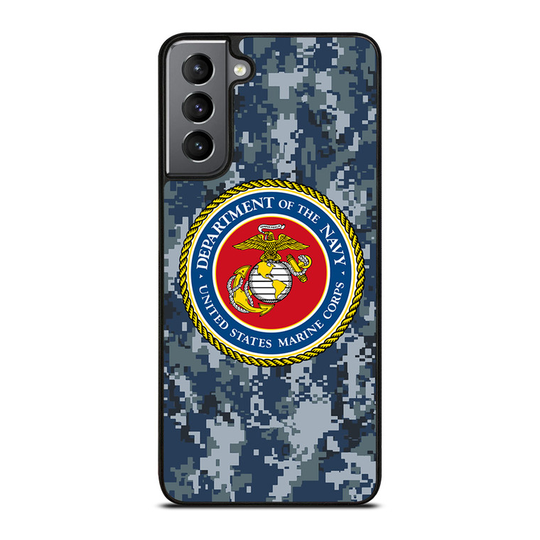 USMC US MARINE CORPS CAMO Samsung Galaxy S21 Plus Case