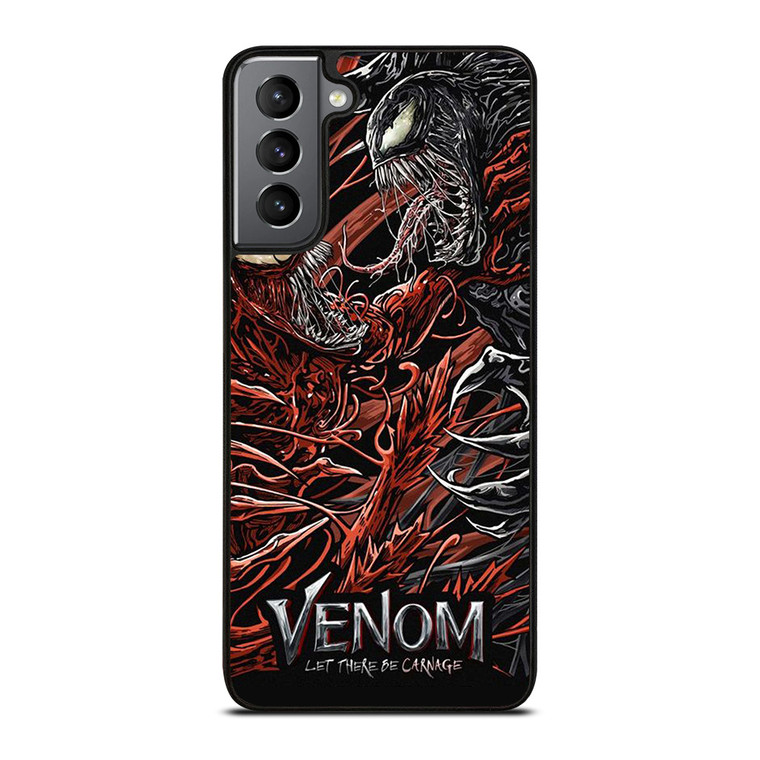 VENOM VS CARNAGE LET THERE BE MARVEL Samsung Galaxy S21 Plus Case