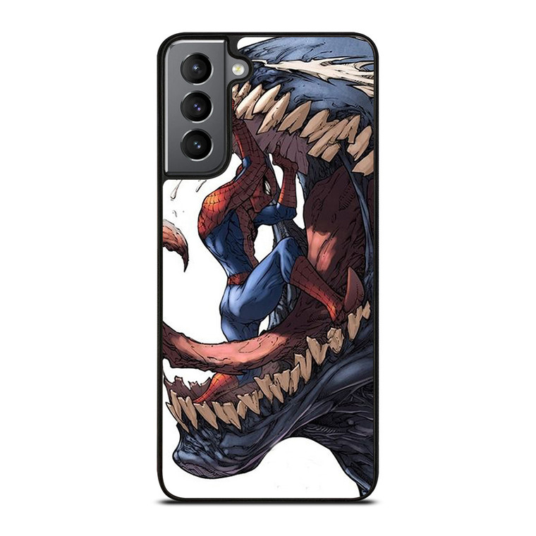 VENOM VS SPIDERMAN MARVEL CARTOON Samsung Galaxy S21 Plus Case