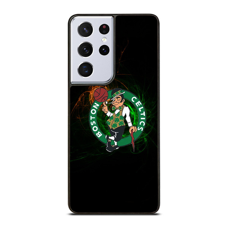 BOSTON CELTICS LOGO ART Samsung Galaxy S21 Ultra Case