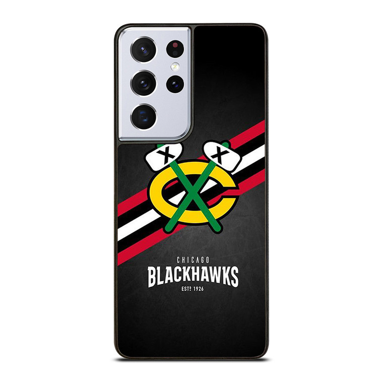 CHICAGO BLACKHAWKS FOOTBALL LOGO 1926 Samsung Galaxy S21 Ultra Case