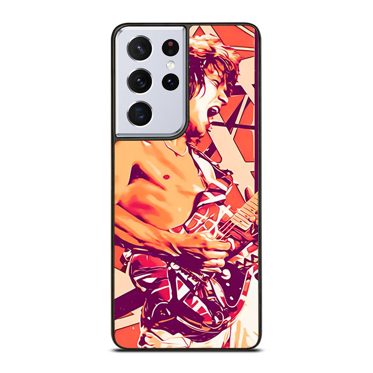 EDDIE VAN HALEN POSTER Samsung Galaxy S21 Ultra Case