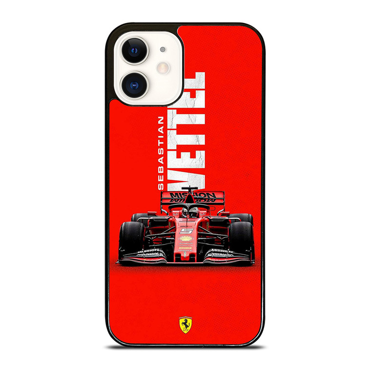 SEBASTIAN VETTEL FERRARI F1 iPhone 12 Case SEBASTIAN VETTEL FERRARI F1 iPhone 12 Case