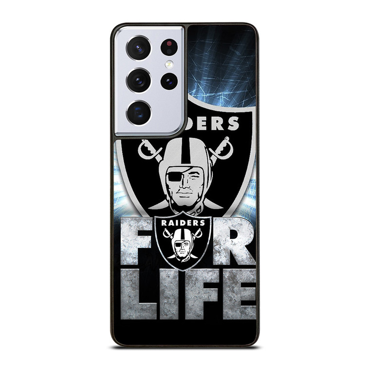LAS VEGAS RAIDERS FOOTBALL LOGO Samsung Galaxy S21 Ultra Case