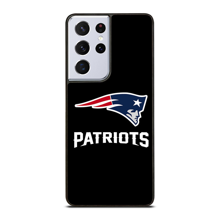 NEW ENGLAND PATRIOTS LOGO BLACK Samsung Galaxy S21 Ultra Case