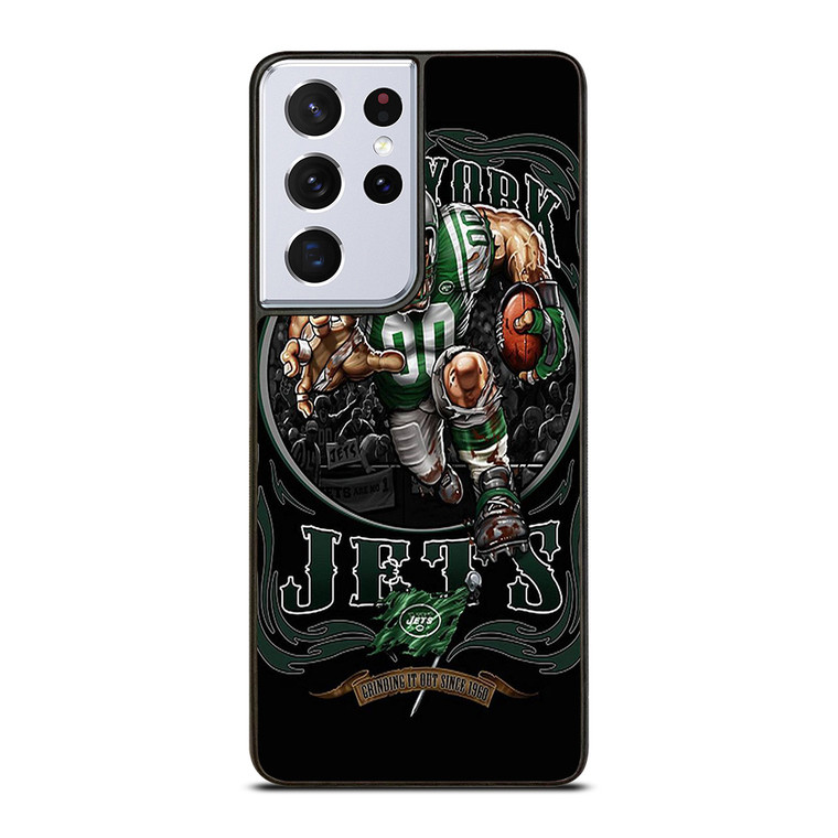 NEW YORK JETS GRINDING OUT SINCE 1960 Samsung Galaxy S21 Ultra Case