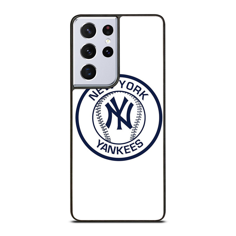 NEW YORK YANKEES ICON BASEBALL CLUB LOGO Samsung Galaxy S21 Ultra Case