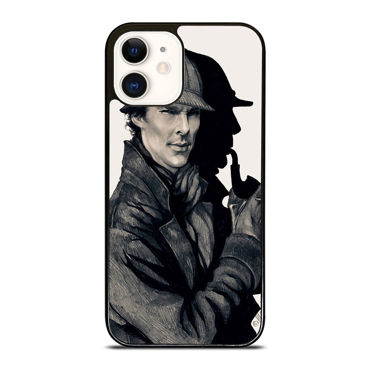 SHERLOCK HOLMES ART iPhone 12 Case