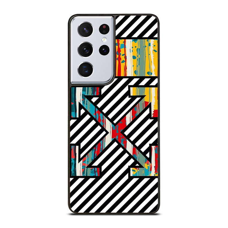 OFF WHITE STRIPES Samsung Galaxy S21 Ultra Case OFF WHITE STRIPES Samsung Galaxy S21 Ultra Case