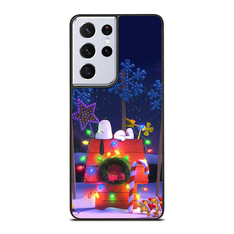 SNOOPY CHRISTMAS THE PEANUTS Samsung Galaxy S21 Ultra Case