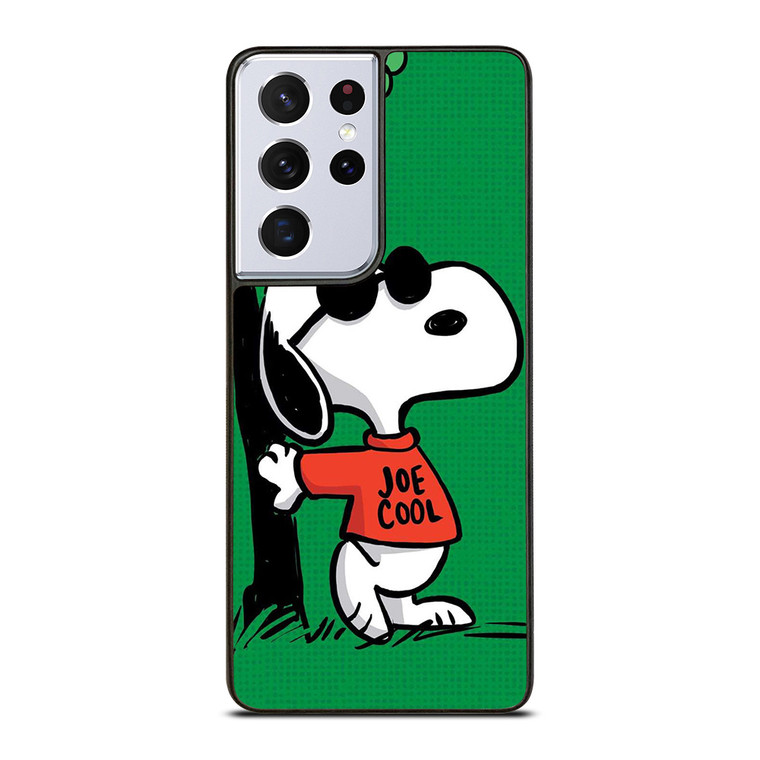 SNOOPY JOE COOL THE PEANUTS Samsung Galaxy S21 Ultra Case