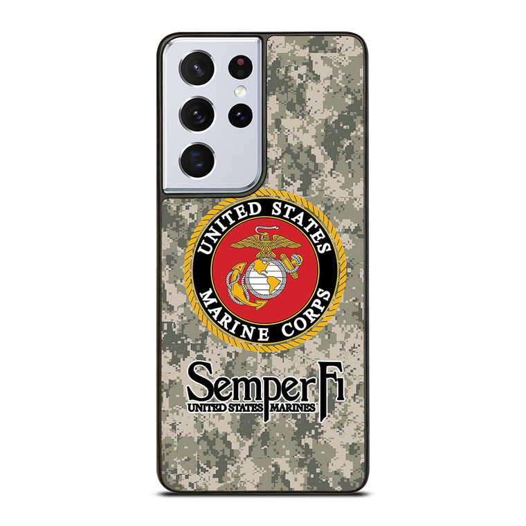 USMC US MARINE CORPS SEMPER Samsung Galaxy S21 Ultra Case