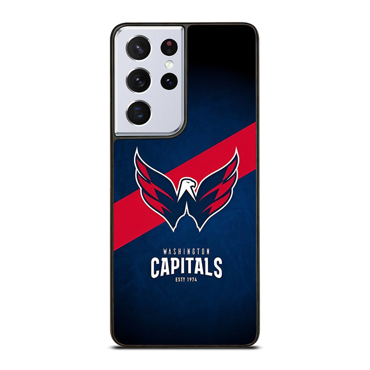 WASHINGTON CAPITALS LOGO NHL HOCKEY CLUB Samsung Galaxy S21 Ultra Case