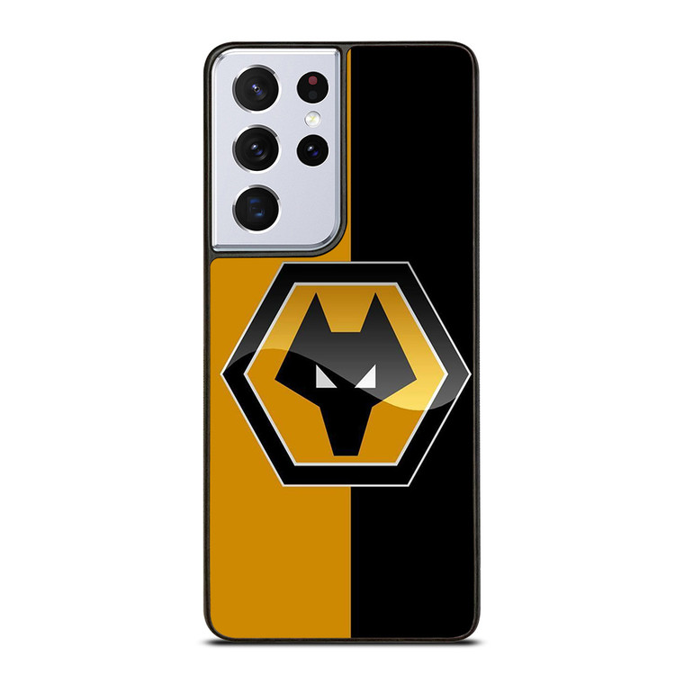 WOLVERHAMPTON WANDERERS FOOTBALL LOGO Samsung Galaxy S21 Ultra Case
