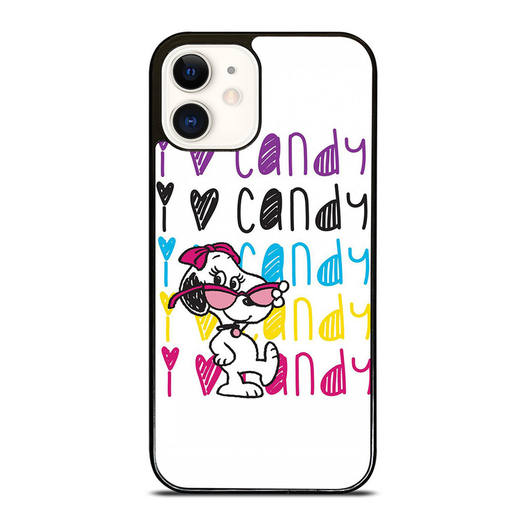 SNOOPY I LOVE CANDY iPhone 12 Case
