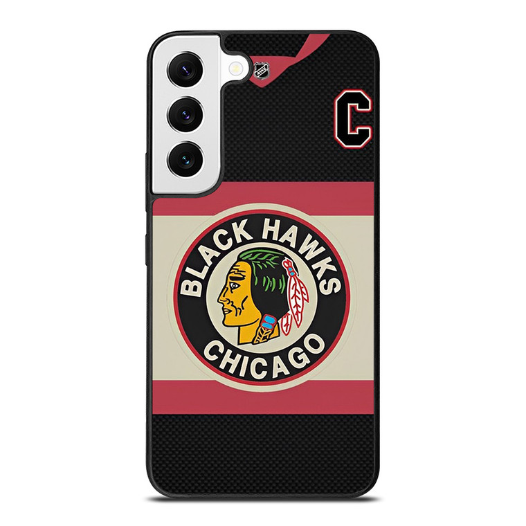 CHICAGO BLACKHAWKS FOOTBALL JERSEY Samsung Galaxy S22 Case