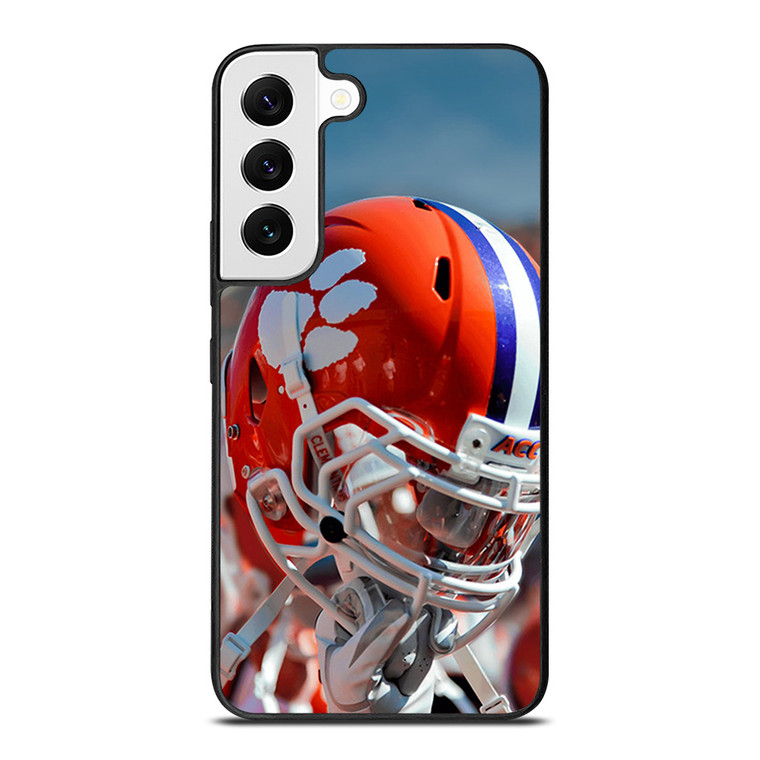 CLEMSON TIGERS ICON ON HELMET Samsung Galaxy S22 Case