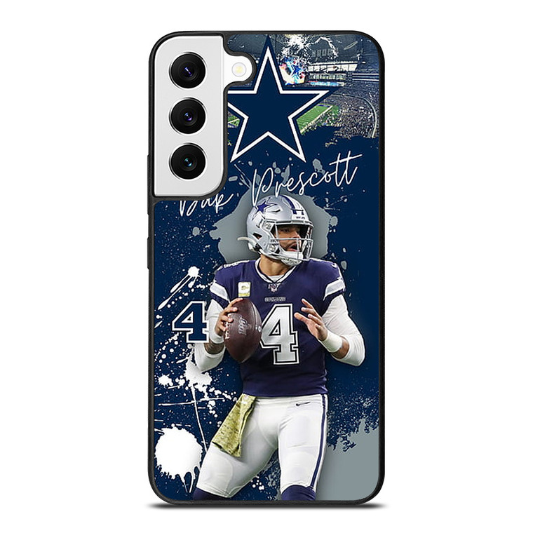 DAK PRESCOTT 4 DALLAS COWBOYS FOOTBALL Samsung Galaxy S22 Case
