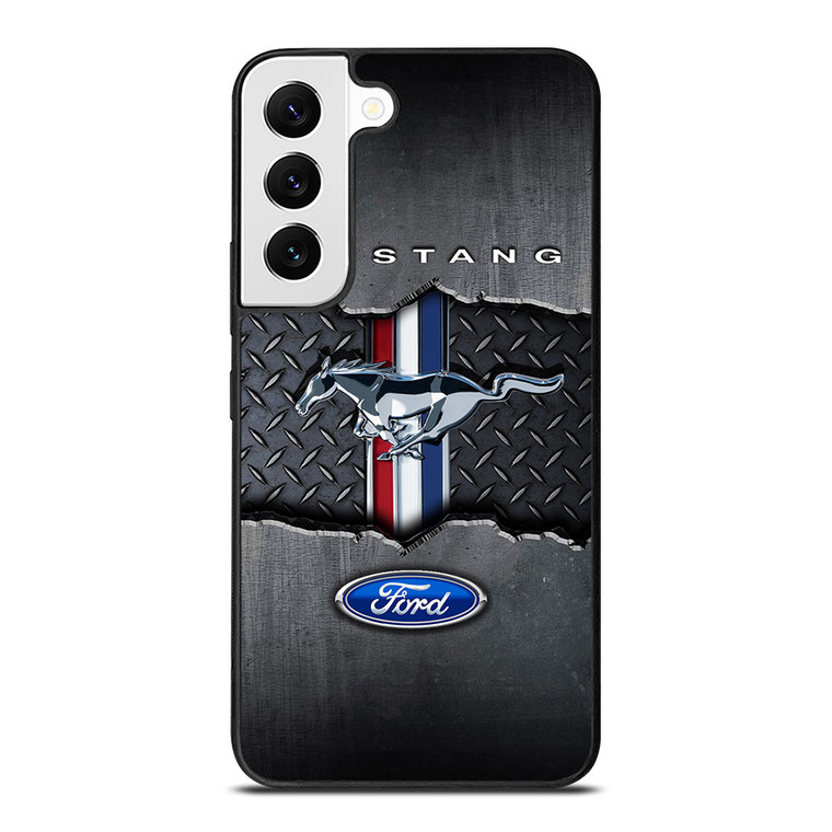 FORD MUSTANG METAL LOGO EMBLEM Samsung Galaxy S22 Case