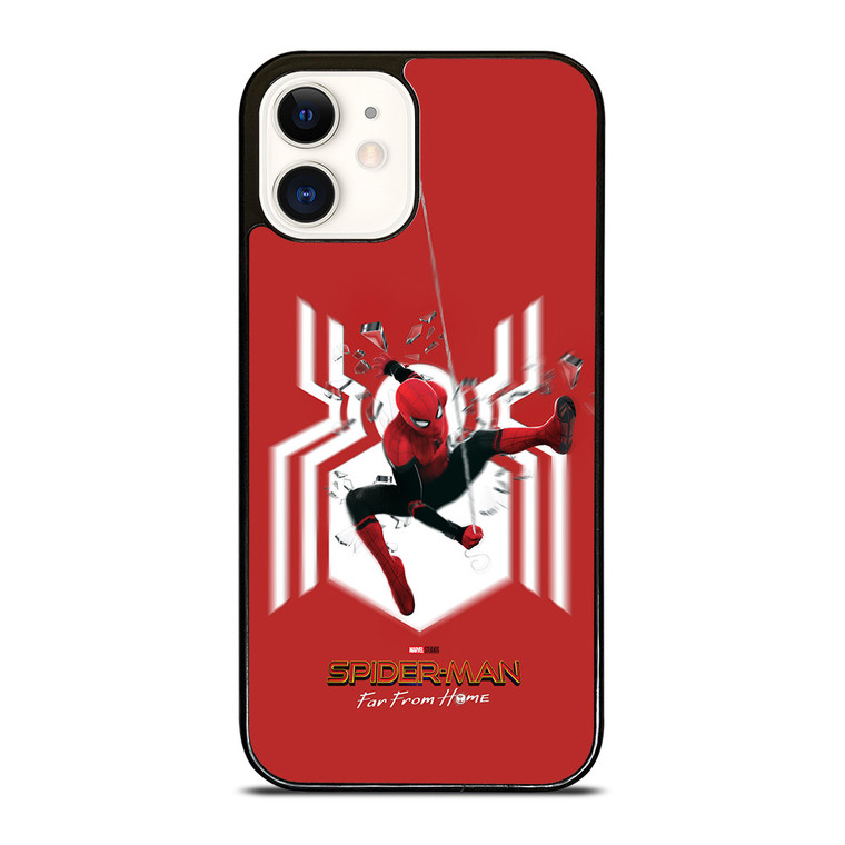 SPIDERMAN FAR FROM HOME LOGO RED ACTION iPhone 12 Case SPIDERMAN FAR FROM HOME LOGO RED ACTION iPhone 12 Case