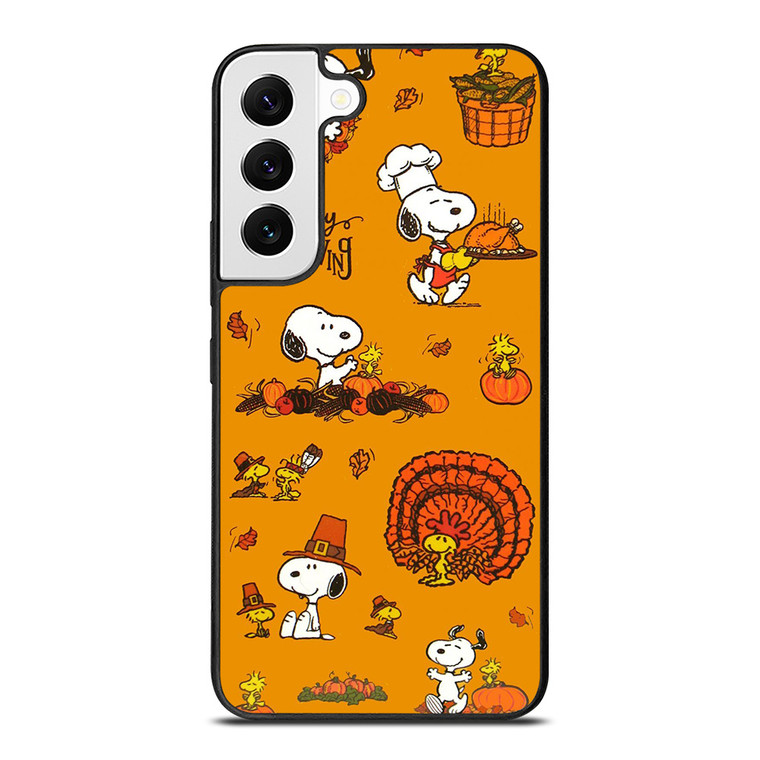 SNOOPY THE PEANUTS HAPPY THANKSGIVING Samsung Galaxy S22 Case