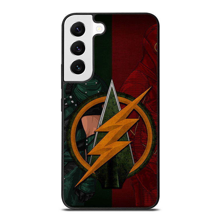 THE FLASH GREEN ARROW LOGO DC Samsung Galaxy S22 Case