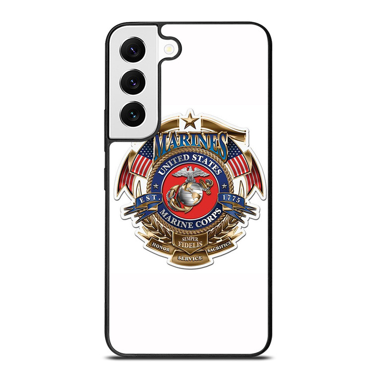USMC US MARINE SEAL CORPS LOGO EMBLEM Samsung Galaxy S22 Case