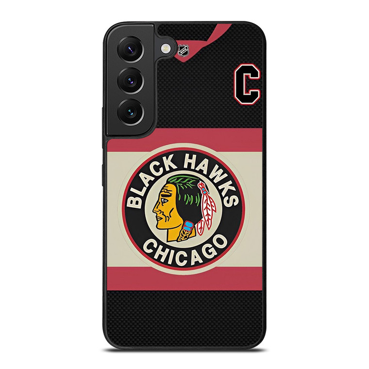 CHICAGO BLACKHAWKS FOOTBALL JERSEY Samsung Galaxy S22 Plus Case