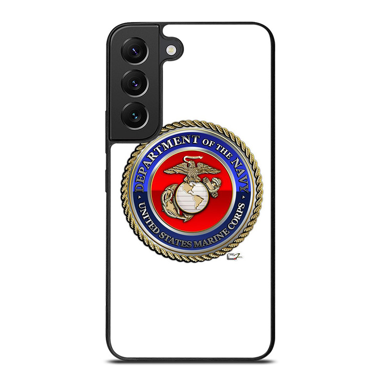 DEPARTMENT OF NAVY USMC MARINE COPRS Samsung Galaxy S22 Plus Case