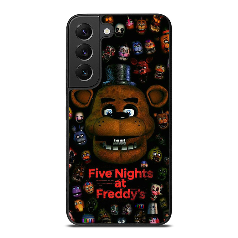 FIVE NIGHTS AT FREDDY'S FNAF FACES Samsung Galaxy S22 Plus Case