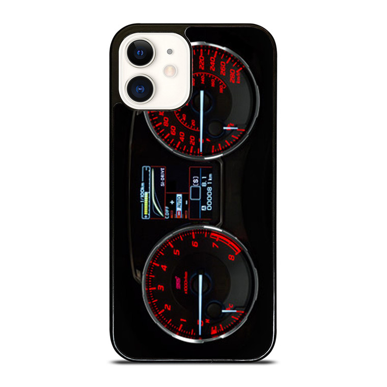 SUBARU IMPREZA WRX STI LCD DISPLAY iPhone 12 Case