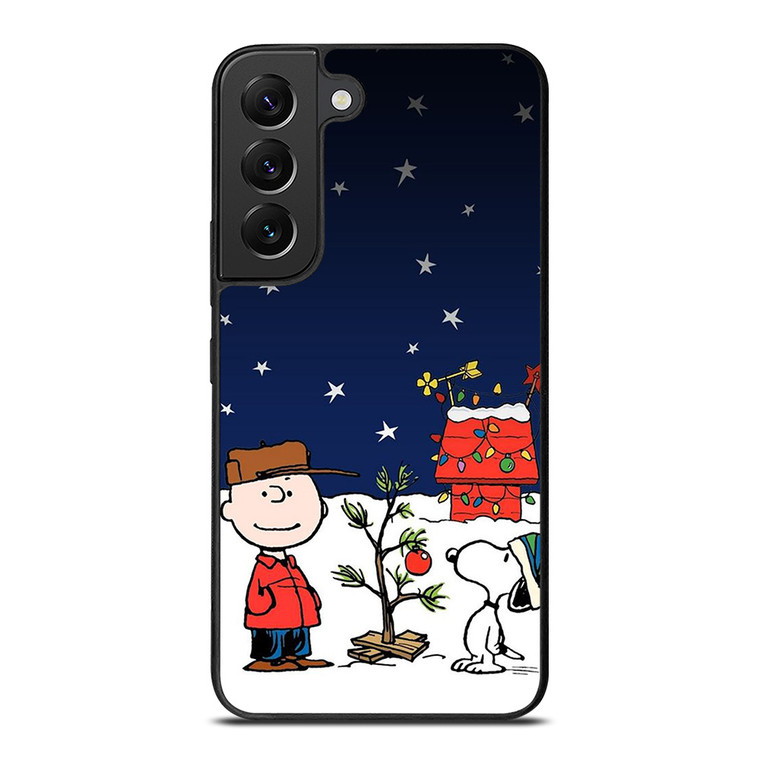 SNOOPY AND CHARLIE BROWN SNOW THE PEANUTS Samsung Galaxy S22 Plus Case