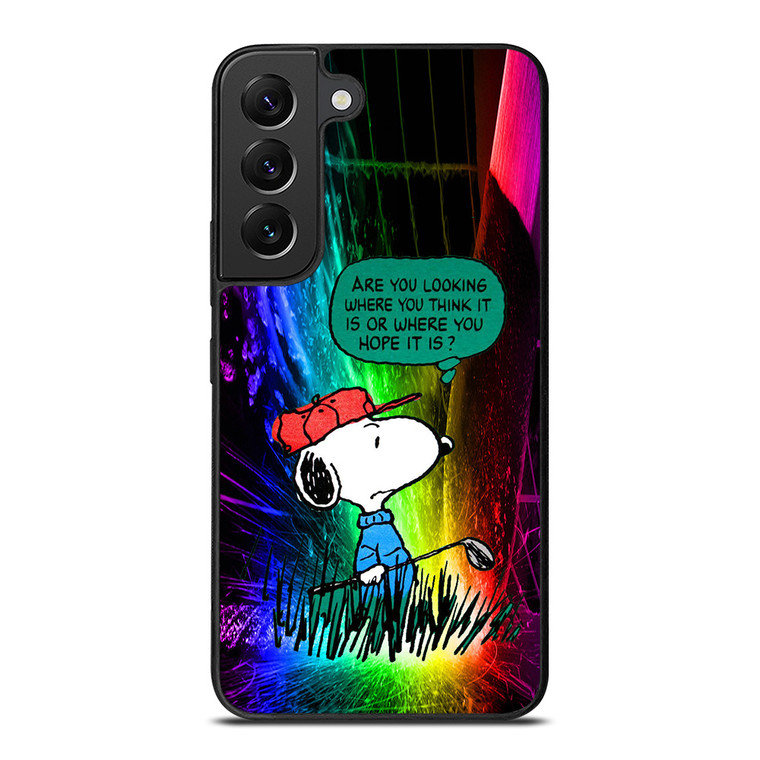 SNOOPY QUESTION Samsung Galaxy S22 Plus Case