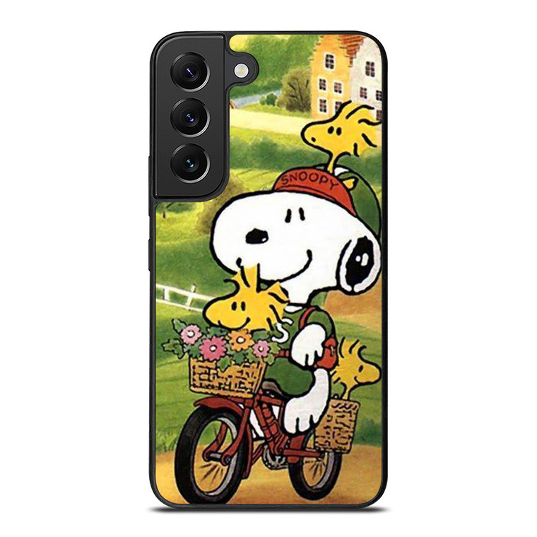 SNOOPY THE PEANUTS BICYCLE Samsung Galaxy S22 Plus Case