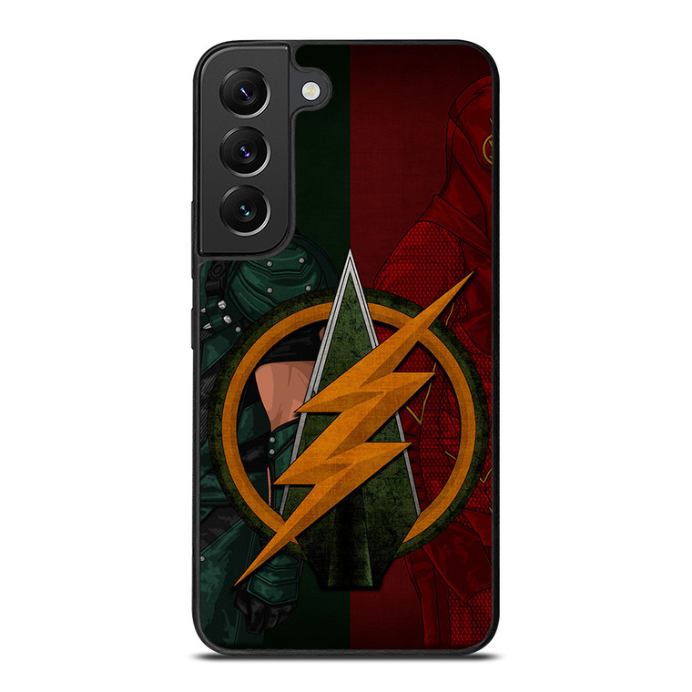 THE FLASH GREEN ARROW LOGO DC Samsung Galaxy S22 Plus Case