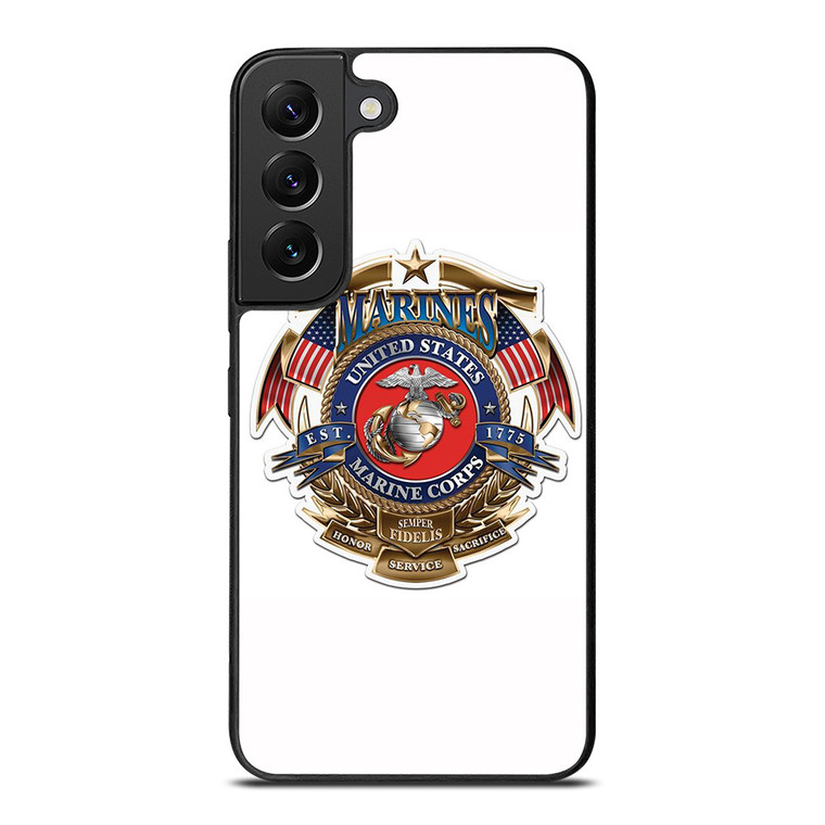 USMC US MARINE SEAL CORPS LOGO EMBLEM Samsung Galaxy S22 Plus Case