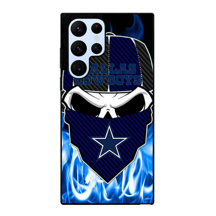 DALLAS COWBOYS SKULL BANDANA Samsung S22 Ultra Case Samsung Galaxy S22 Ultra Case