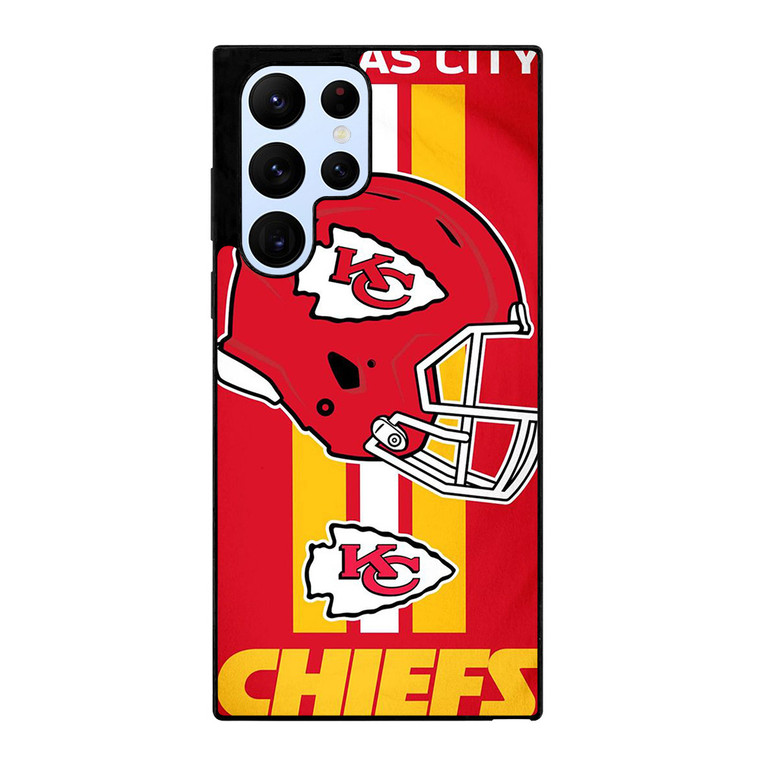 KANSAS CITY CHIEFS HELMET LOGO Samsung S22 Ultra Case Samsung Galaxy S22 Ultra Case