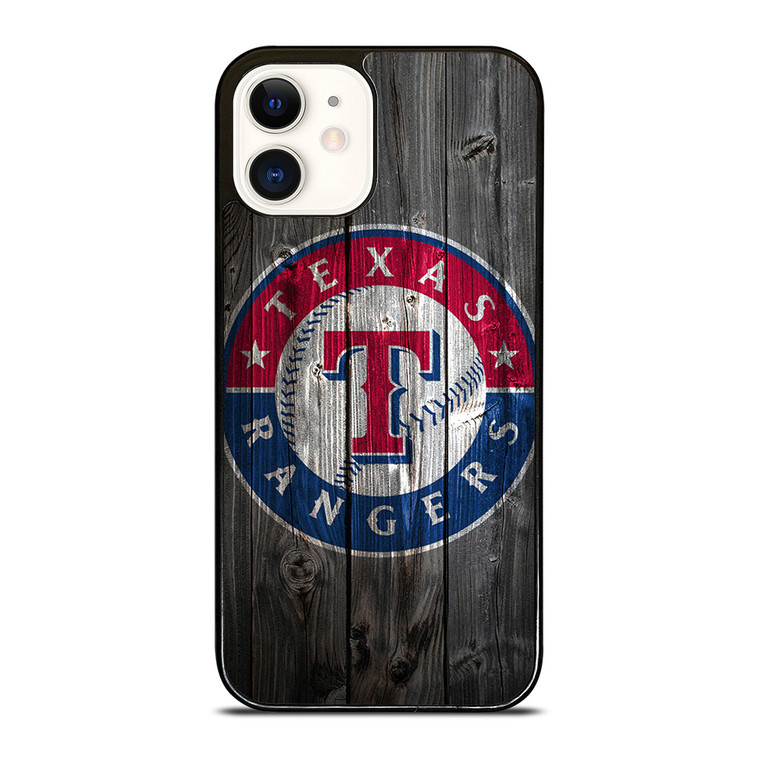 TEXAS RANGERS WOODEN LOGO iPhone 12 Case TEXAS RANGERS WOODEN LOGO iPhone 12 Case