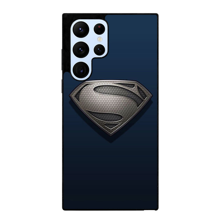 SUPERMAN NEW LOGO GREY Samsung S22 Ultra Case Samsung Galaxy S22 Ultra Case