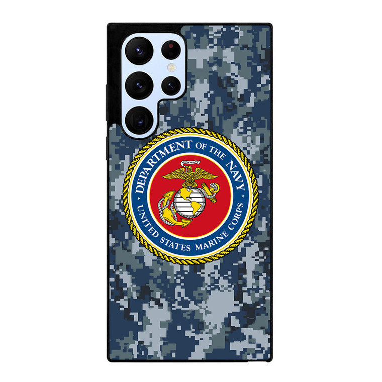 USMC US MARINE CORPS CAMO Samsung S22 Ultra Case Samsung Galaxy S22 Ultra Case