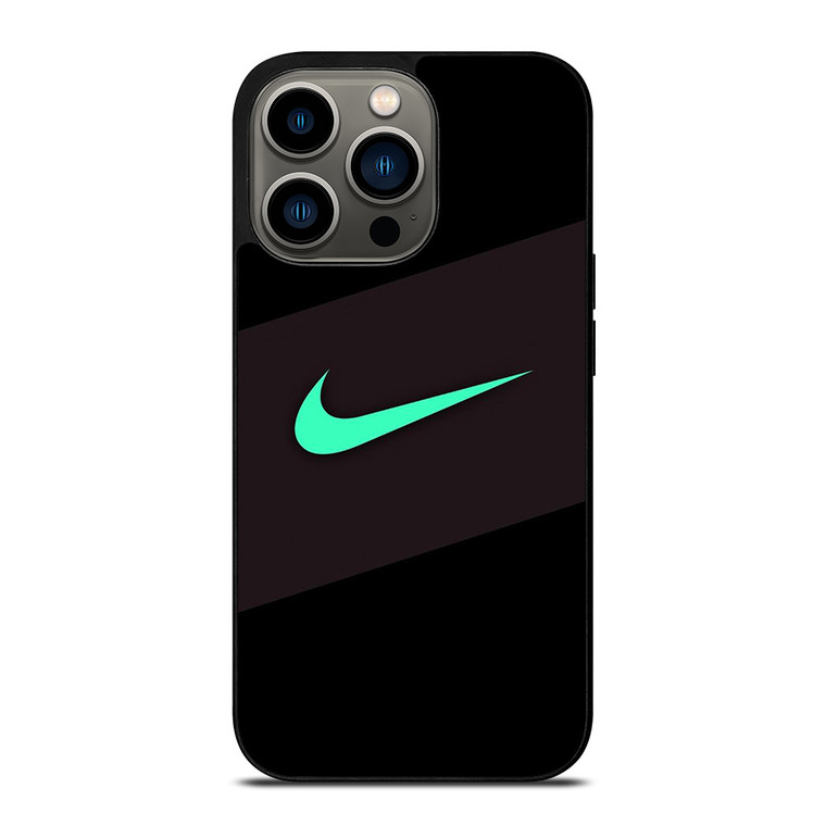 NIKE LIGHT GREEN LOGO iPhone 13 Pro Case